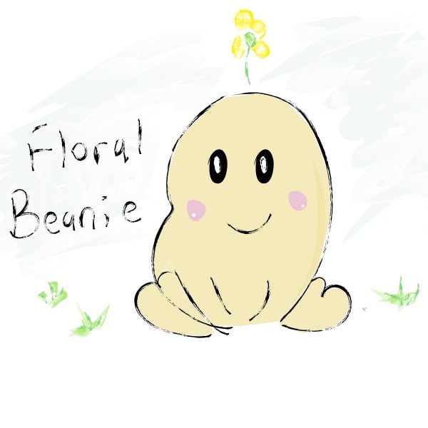 Flora Beanie Logo Sketch