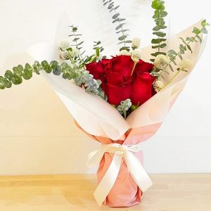 I Love You 9 Red Rose Bouquet with Green