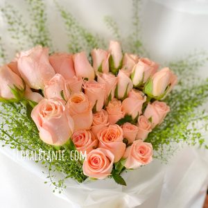 Flower Delivery Singapore 91 Korean Style Pink Rose Bouquet