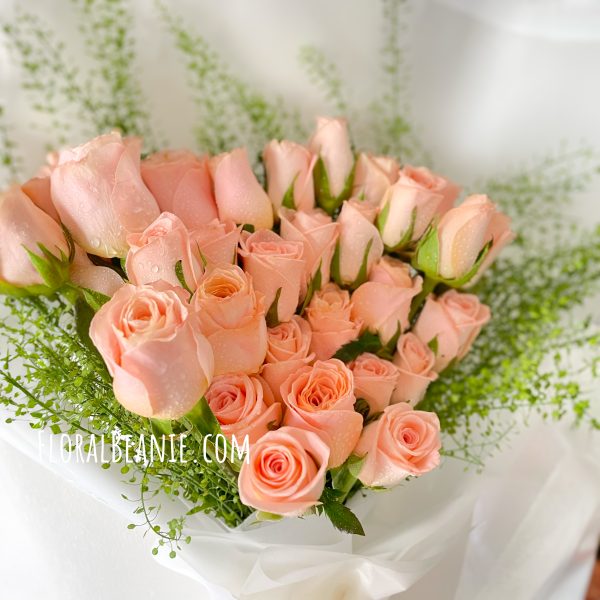 Korean Style Pink Rose Bouquet