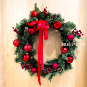 Flower Wreath 40 Classic Christmas Wreath Singapore