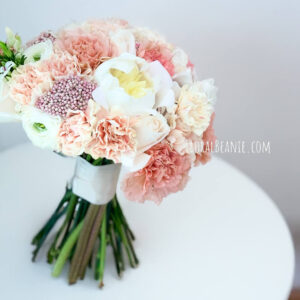Flower Delivery Singapore 3 Champagne and White Bridal Bouquet