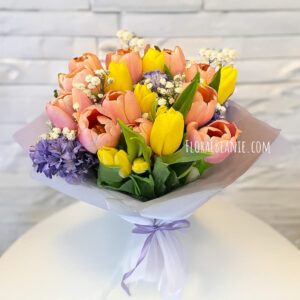 Flower Delivery Singapore 4 Colorful Tulip Bouquet