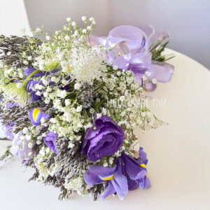 Flower Delivery Singapore 27 Purple Bridal Bouquet