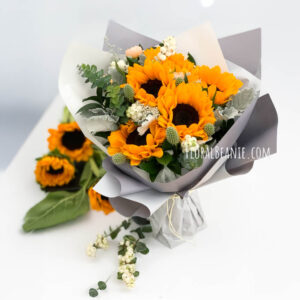Flower Delivery Singapore 5 Classic Sunflower Bouquet