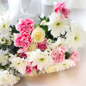 Flower Delivery Singapore 8 White Chrysanthemum Bouquet